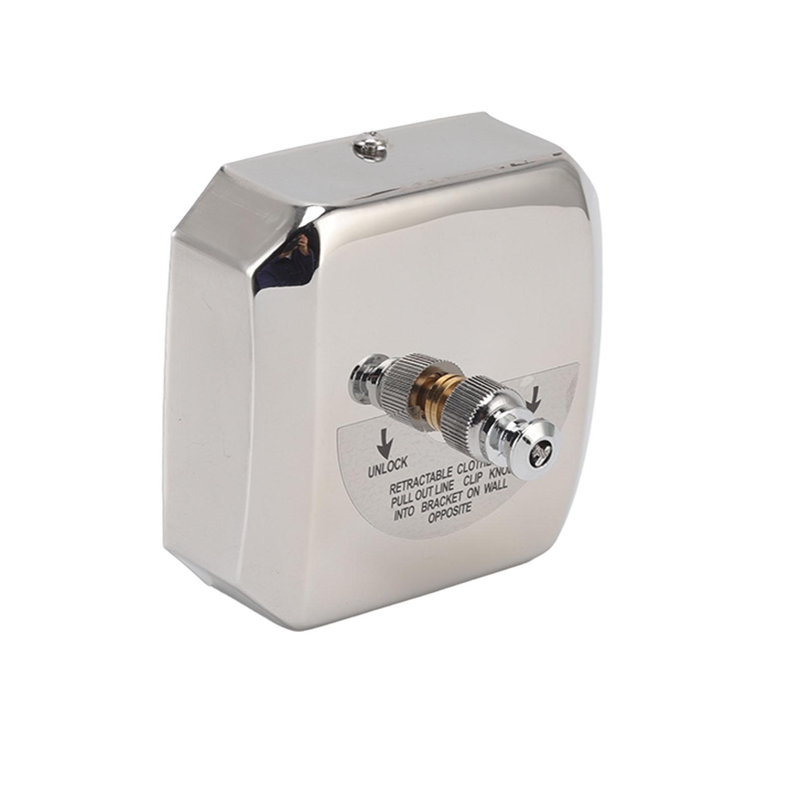 

Retractable Clothesline Stainless Steel Clothes Line Dryer Heavy Duty Clothes Drying Laundry Line for Indoor Outdoor 2.8M