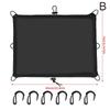 Motorcycle Bike Trunk Rear Rack Luggage Shelf Net Cover Luggage Cover Elastic Cloth Helmet Waterproof B3v5