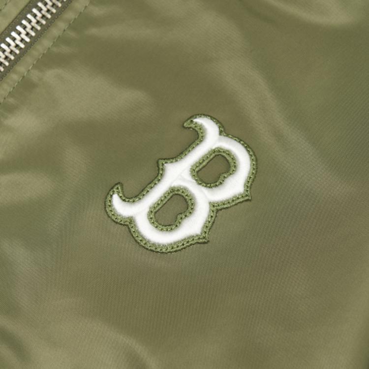 New MLB Puffer Jacket Winter Unisex Army Green 3AJPB0321-43KAS