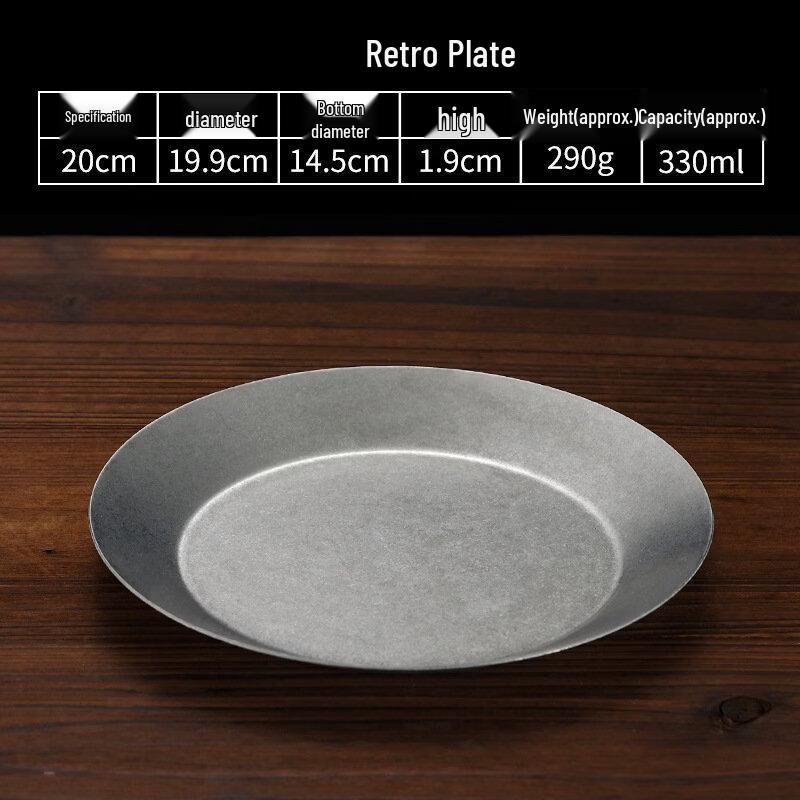WuTuo Stainless Steel Snack & Sauce Dish