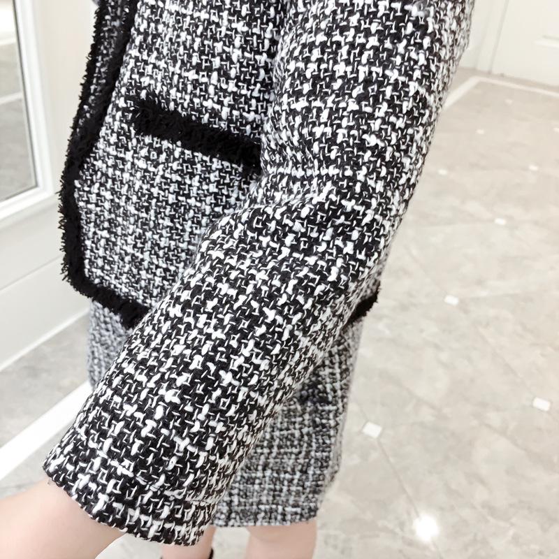 Spring Style Fragrant Jacket & Shorts 2-Piece Set for Girls - CK391