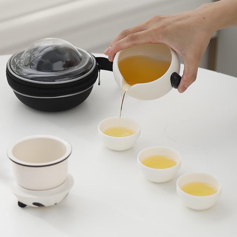 Wangxiangrui Panda Kung Fu Travel Tea Set