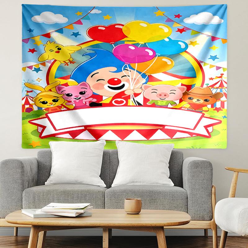 Plim Plim Print Tapestry, Lightweight Wall Hanging, for Bedroom, Dorm, Living Room, Home Art Decor, Birthday Christmas Gift for Friends