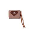 Denim Heart Lanyard: Fashionable Women's Three-Fold Coin Purse Wallet