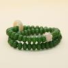 Green Bodhi Double Strand Abacus Bead Buddhist Prayer Bracelet for Men & Women - Wenwan Rosary