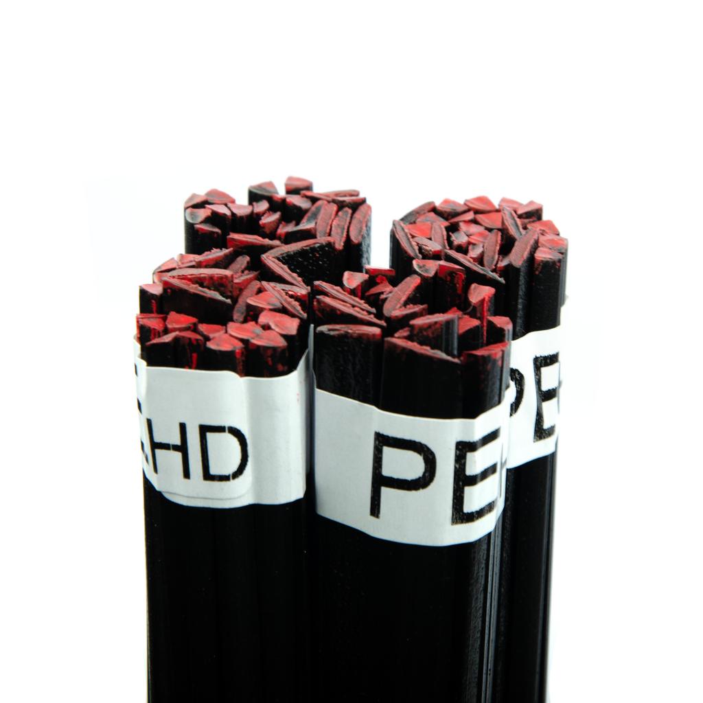 Rosfix Spoiwo do Spawania Plastiku PEHD Czarne 100g – Wysoka Jakość | Temperatura Topnienia 260-310°C | Miks Kształtów 8mm i 3,5mm