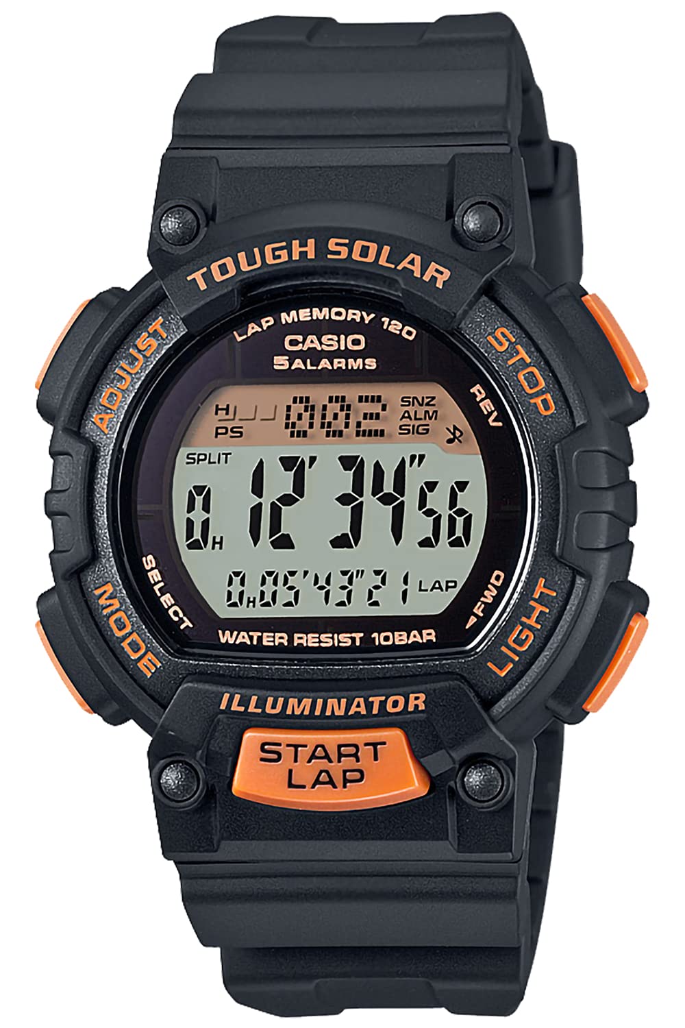 

Casio Collection Черные часы STL-S300H-1BJH Мужские оранжевый
