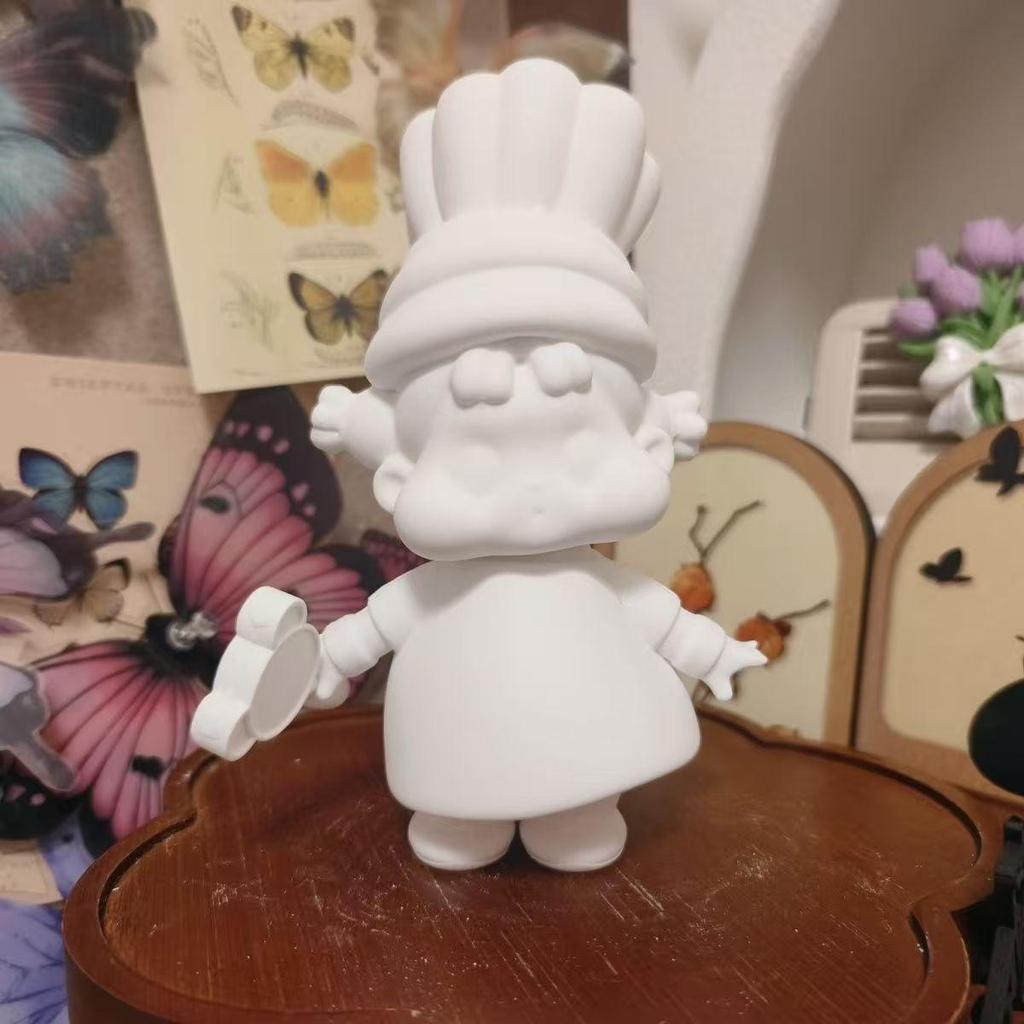 Qoqo Badminton Aromatherapy Doll: 15cm Custom DIY Coloring Graffiti Doll