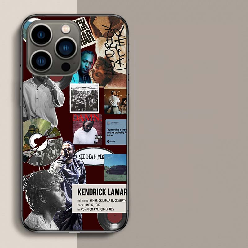 Kendrick Lamar DAMN Phone Case For Iphone 17 Air 15 Pro 14 Plus 16 Pro Max 12 13 Mini 11 16E X XS Cover Cute Fundas