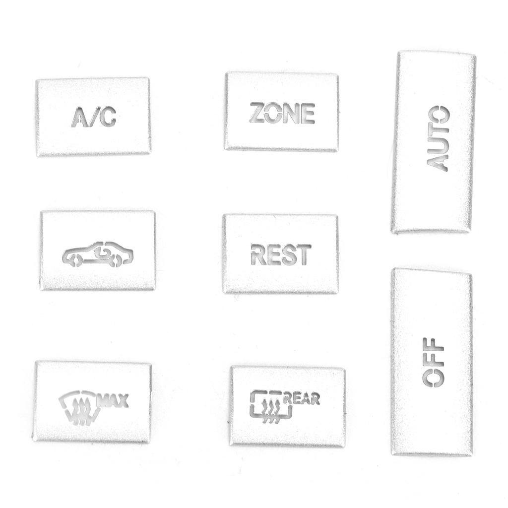 8pcs Air Conditioner Button Knob Cover Trim Replacement for MercedesBenz EClass W212 201015