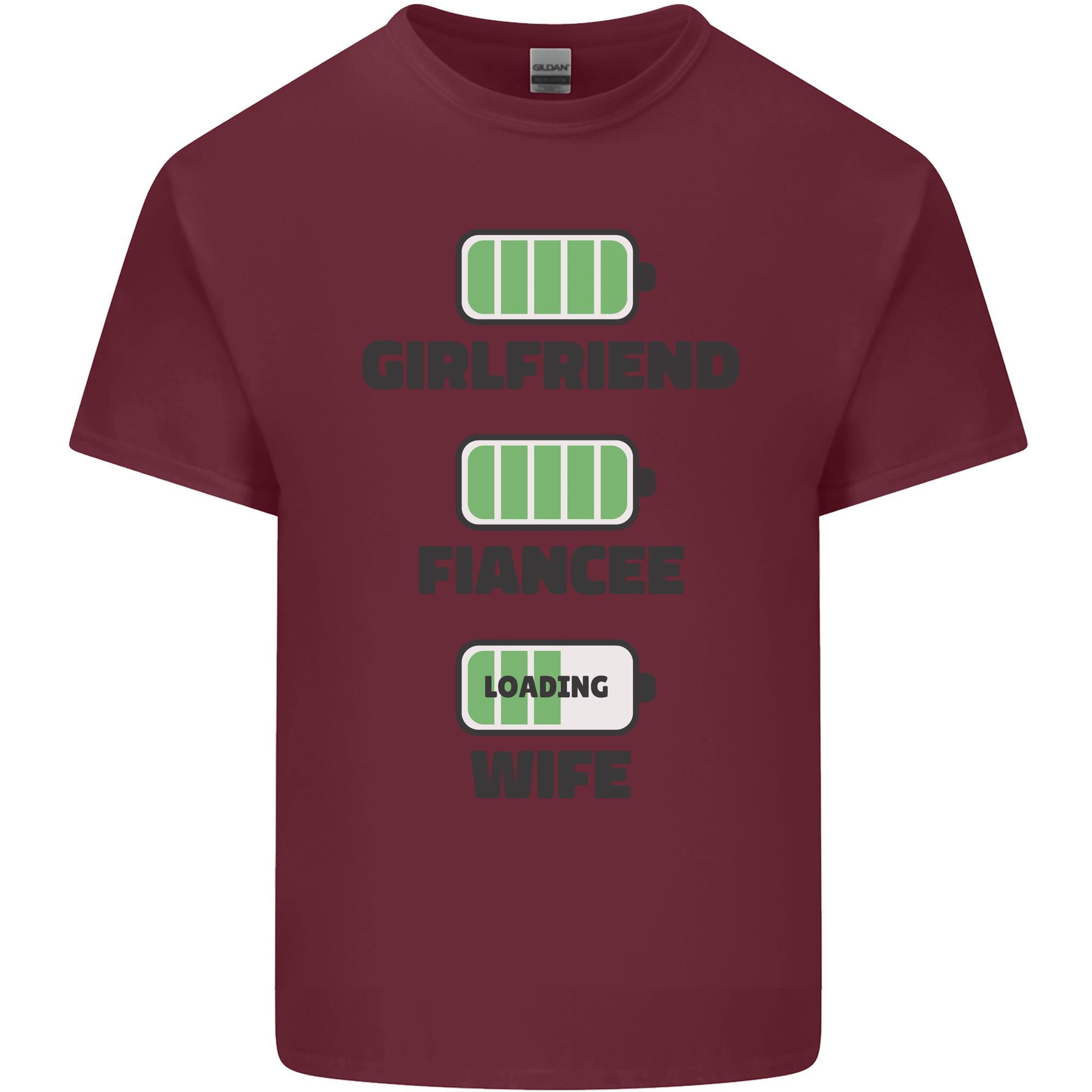 Girlfriend Fianc Wife Loading EngageUnisext Unisexs Light Cotton TShirt S