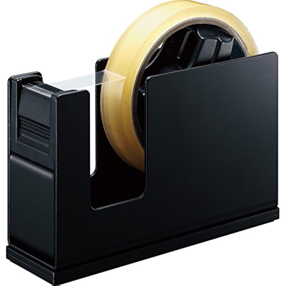 Kokuyo T-SM111D Calcut Steel Black Tape Cutter