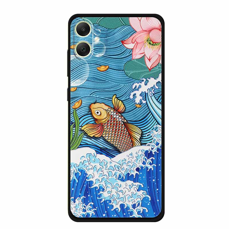 3D Emboss Case For Samsung Galaxy A07 2025 Phone Case Flowers Silicone Soft Back Cover Coque For Samsung A07 4G Case Funda Shell Galaxy A07