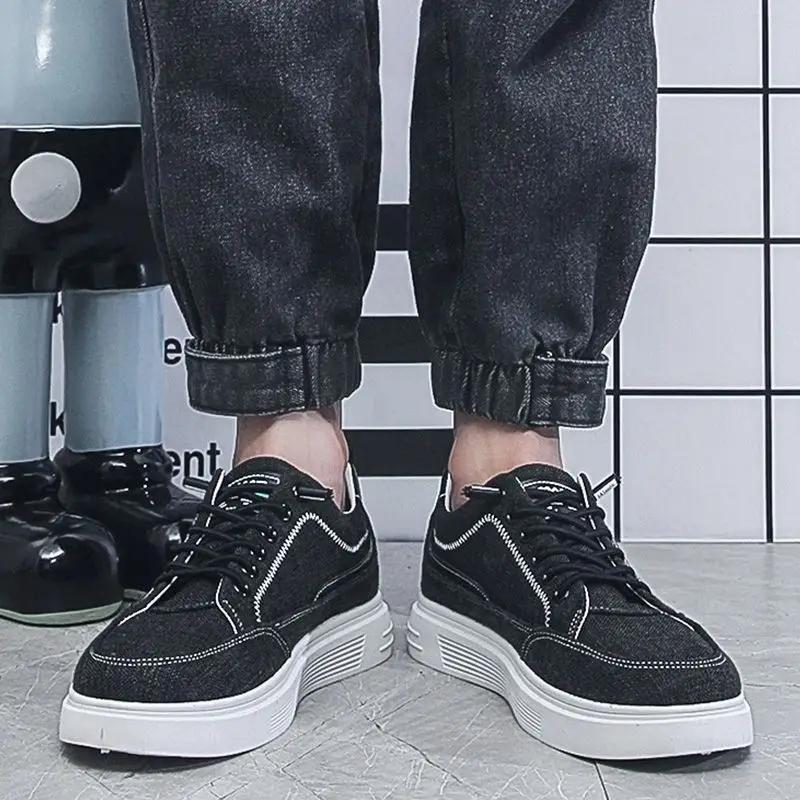 Ploché pánské boty Protiskluzové Prodyšné Pánské ležérní boty Nekožené Doprava zdarma Trend 2024 V akci Nová nabídka Pracovní tenisky