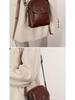 2025 New Genuine Leather Vertical Crossbody Bag for Women - Versatile, Multi-Layer, Fashionable, High-End Phone Bag