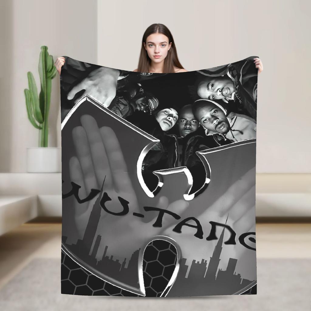 Warm Blanket Decorative Annees 90 Bee Wu Clan T-tangs Throw Blanket  Flannel Bedspread For Living Room Graphic Sofa Bed Cover