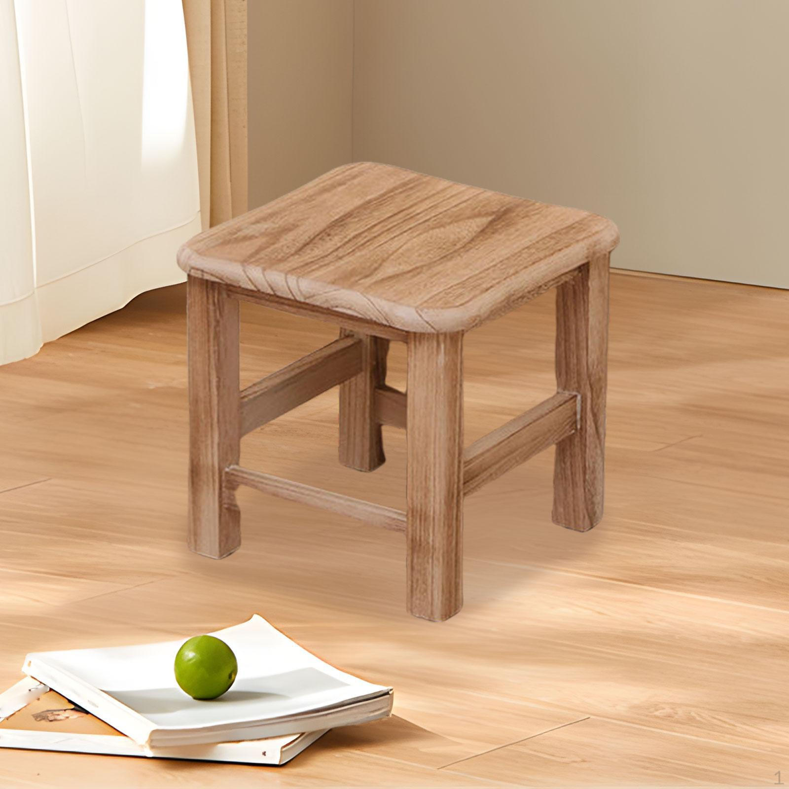 

Деревянные ножные пружины, квадратные табуреты, подставка для ног, пуф для внутреннего и наружного применения, квартира 26cmx26cmx24cm