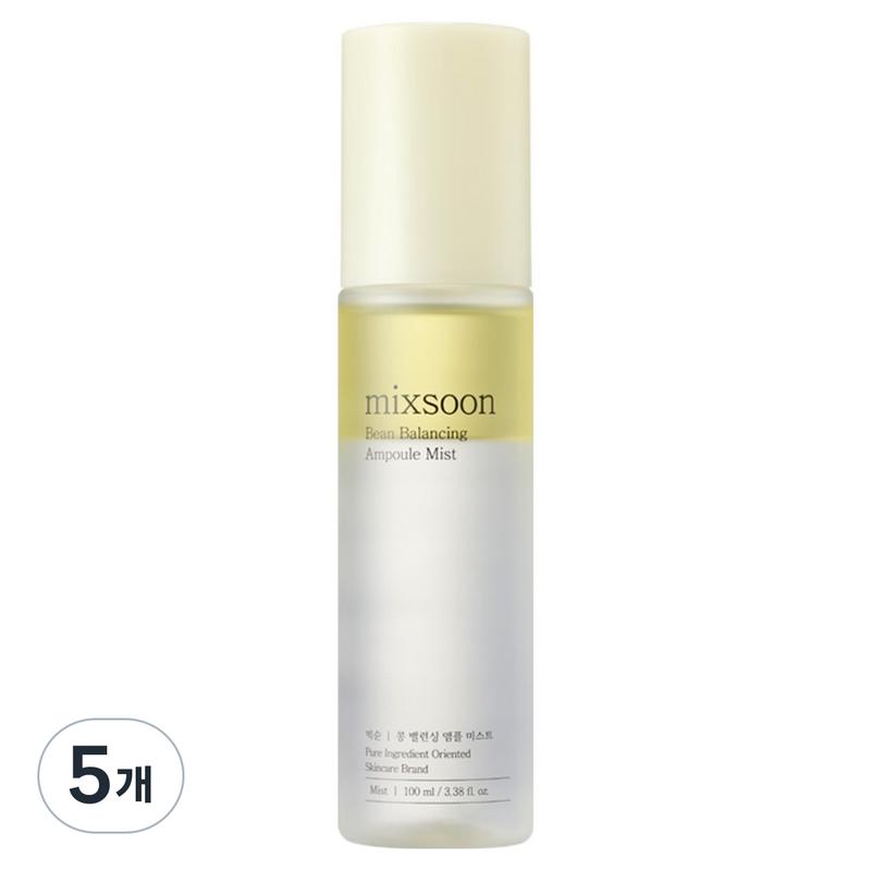 Mixsoon Soy Balancing Ampoule Mist, 100ml, 5 pcs