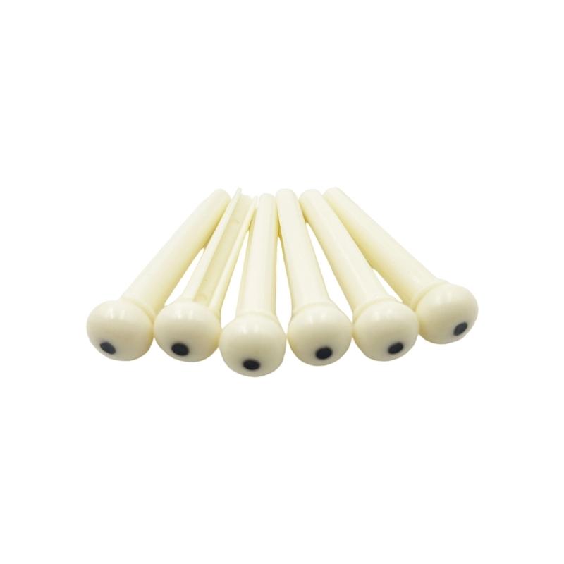 Durability ABS Material Acoustic Guitar Bridge Pins With Improved Vibration Transfer For Clear Tones