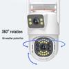 4M Dual-Lens 360° PTZ Wireless Outdoor Waterproof Surveillance Camera with 4G Connectivity