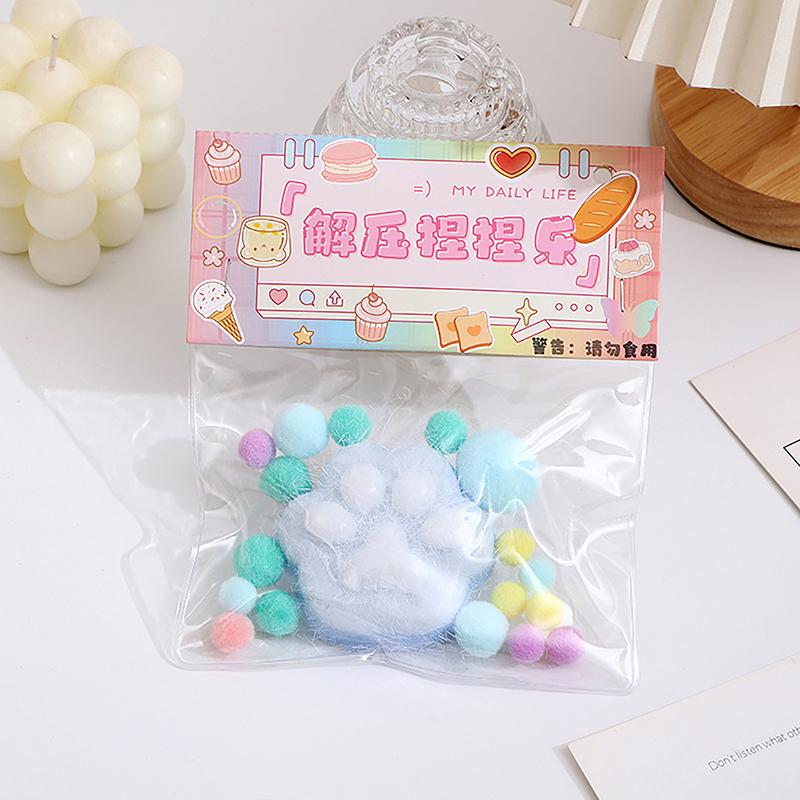 Cute Cartoon Cat Paw Squishy Toy Soft Hi Squeeze Toy Slow Rebound Stress Relief Toys Stress Release Hand Relax Gifts