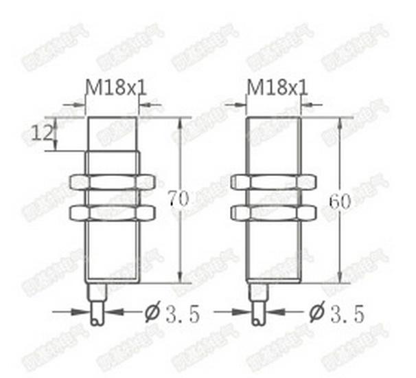 KJTDQ High-Temp Inductive Proximity Sensor E2EH-X7C1/X7B1