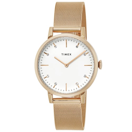 TIMEX Midtown Watch TW2V37100 Silver Dial Women's