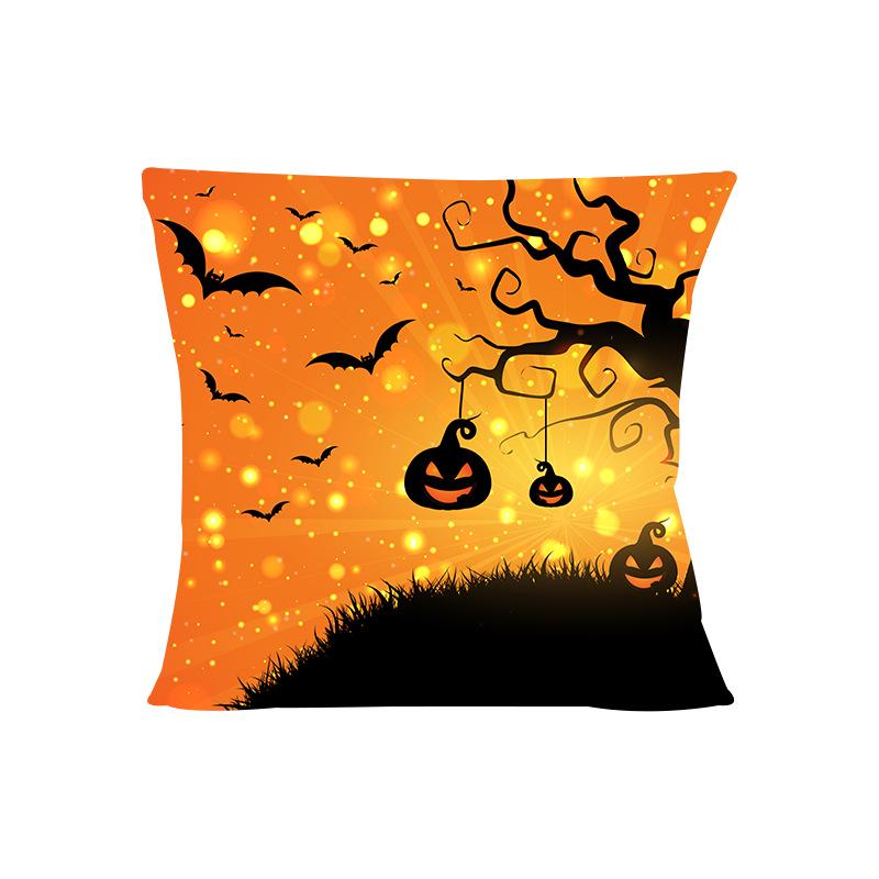 Copricuscino da divano zucca di Halloween nordico
