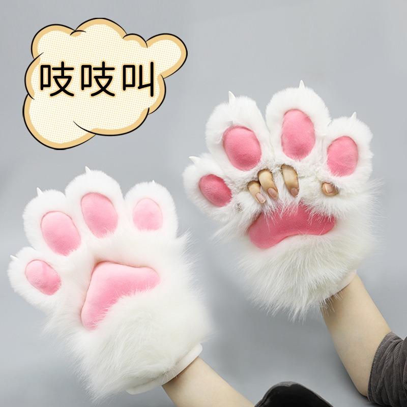 A piece of hair handmade role-playing clothing accessories fursuit animal clothing accessories plush nails animal claws gloves