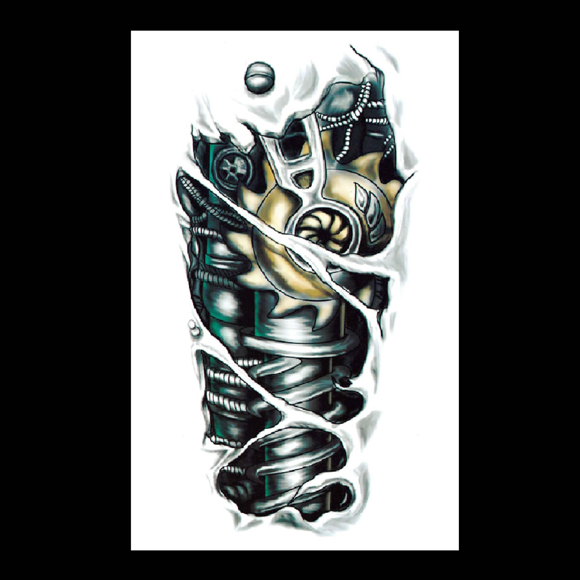 

Водонепроницаемые наклейки для татуировки: Волк, Карп, Гуань Гун, Череп, Пламя, Гейша, Крест, Сова, Цветы 12*19cm