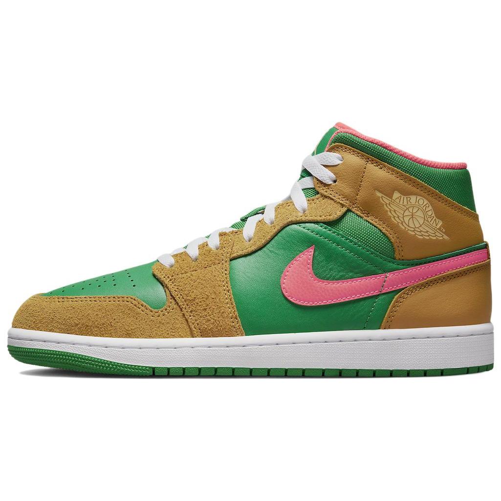 

Jordan 1 Mid SE Пшеничний Кавун DX4332-700 43