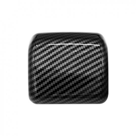 Gear Shift Knob Head Cover Trim Carbon Fiber ABS For Toyota Tacoma Tundra