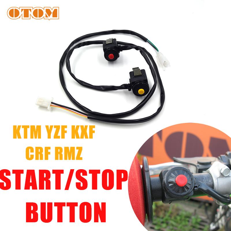 OTOM Motocross Engine Ignition Kill Switch Button Horn Start For KTM SXF HUSQVARNA FC TE 250 300 350 EXC EXCF SX 22mm Handlebar