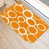 Fashion Orange Geometric Pattern Entrance Door Mat Bathroom Kitchen Anti-Slip Floor  Indoor Room Home Decor Non-Slip Rug