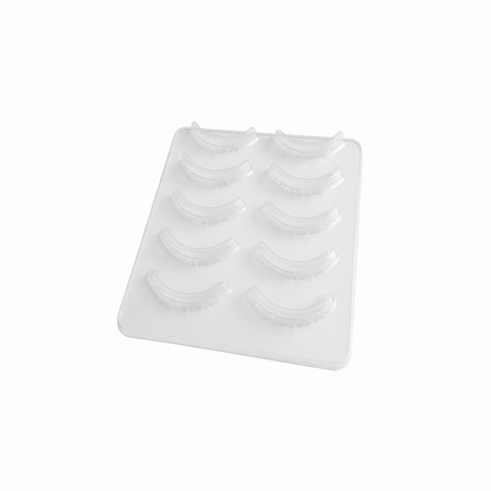 Long Cross White Lashes Thick Eye Makeup Tools Woman's Beauty White False Eyelashes for Cosplay