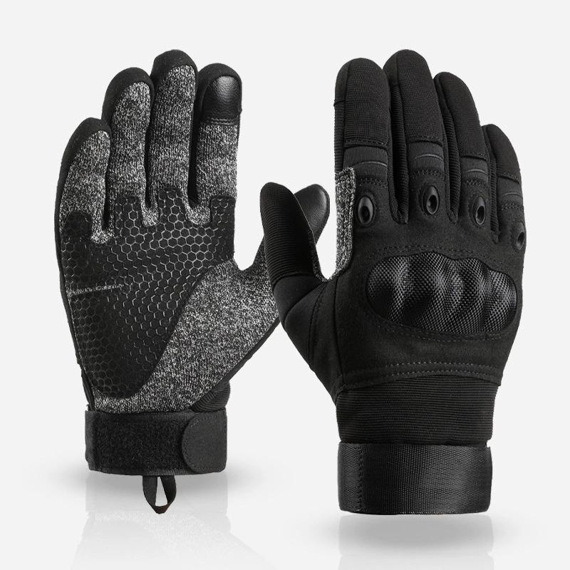 Sommer Stufe 5 Schnittfeste Lammlederhandschuhe Knöchel Stichfeste Carbon-Schale Militärisches Training Fans Zubehör Herren Damen