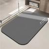Diatomaceous Earth Absorbent Floor Mat for Bathroom Entrance, Non-Slip Foot Mat for Restroom and Toilet Carpet