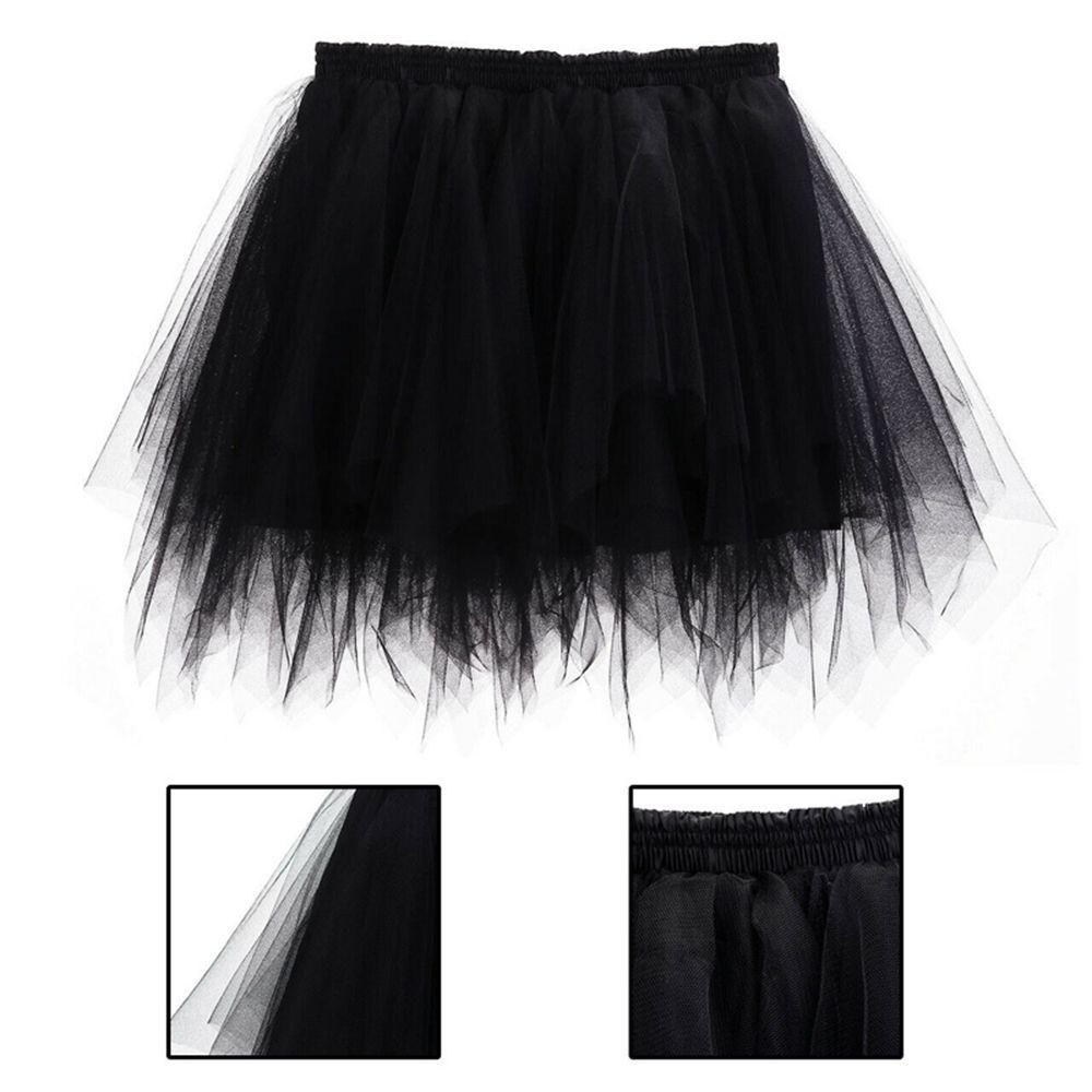Jupon pour femme à 2 épaisseurs, Robe de princesse pour soirée dansante, Robe de ballet, Jupe en tulle, Jupe tutu