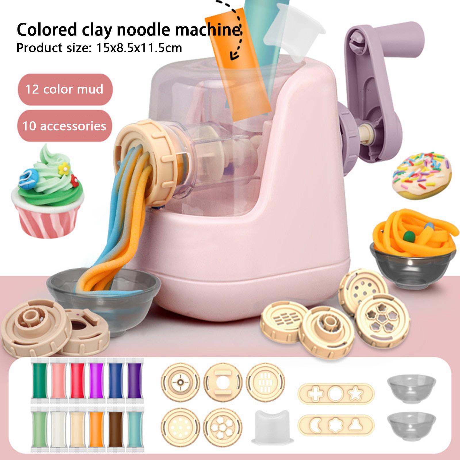 

Машинка для приготовления цветной лапши своими руками, сверхлегкая игрушка для детей One Size