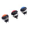 Waterproof Non-locking Round Horn Button Switch PBS-33B - 12mm Self-resetting