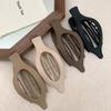 Large Size Plastic Matte Hair Claw Clips for Women Thick Hair Accessories Neutral Autumn Winter Duckbill Clip