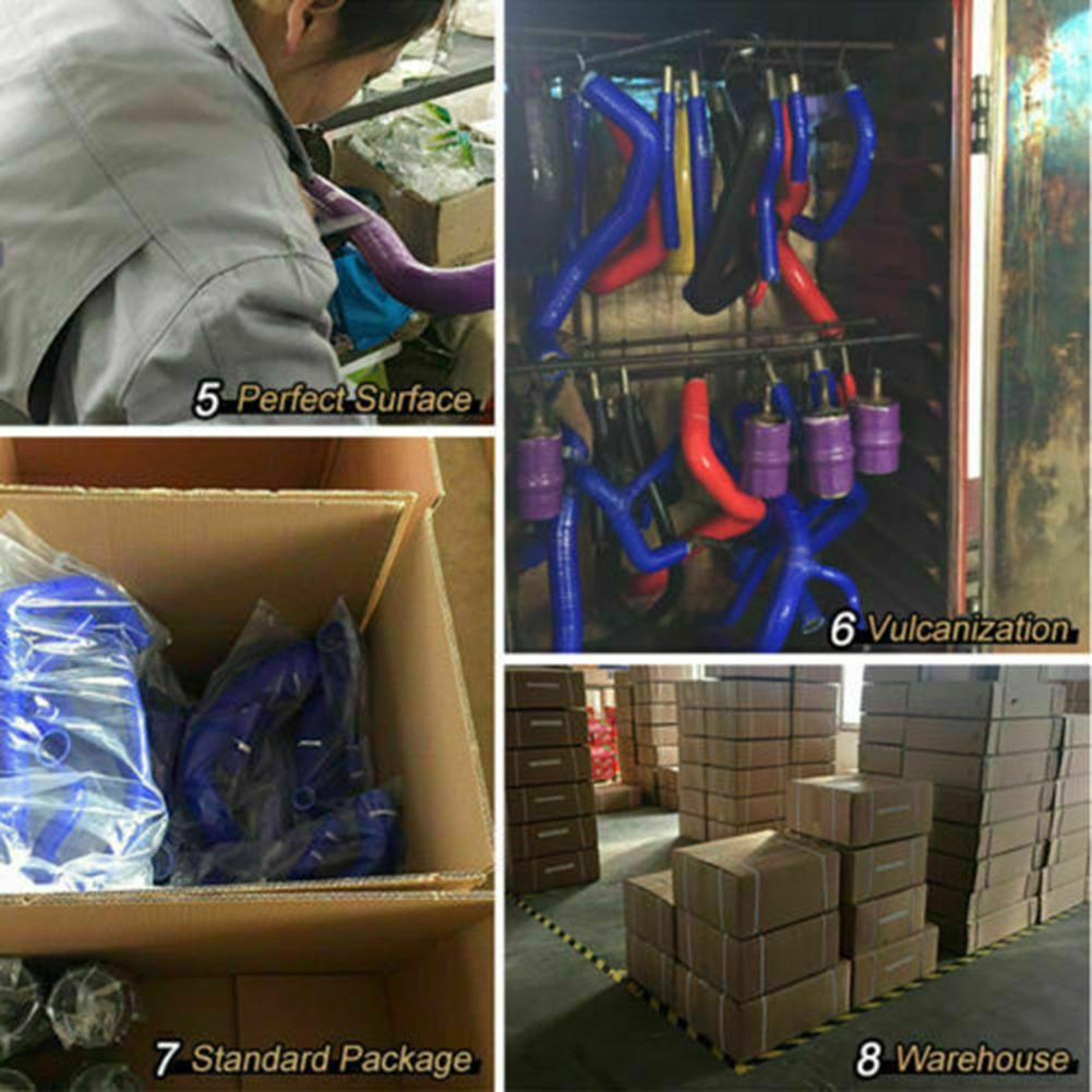 Furtun de vid -40 ° C până la 220 ° C 1 buc Silicon negru de calitate superioară