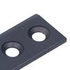 Carbon Steel Barn Door Track Connector Easy Install Sliding Door Hardware Kit  TV Wall Mount