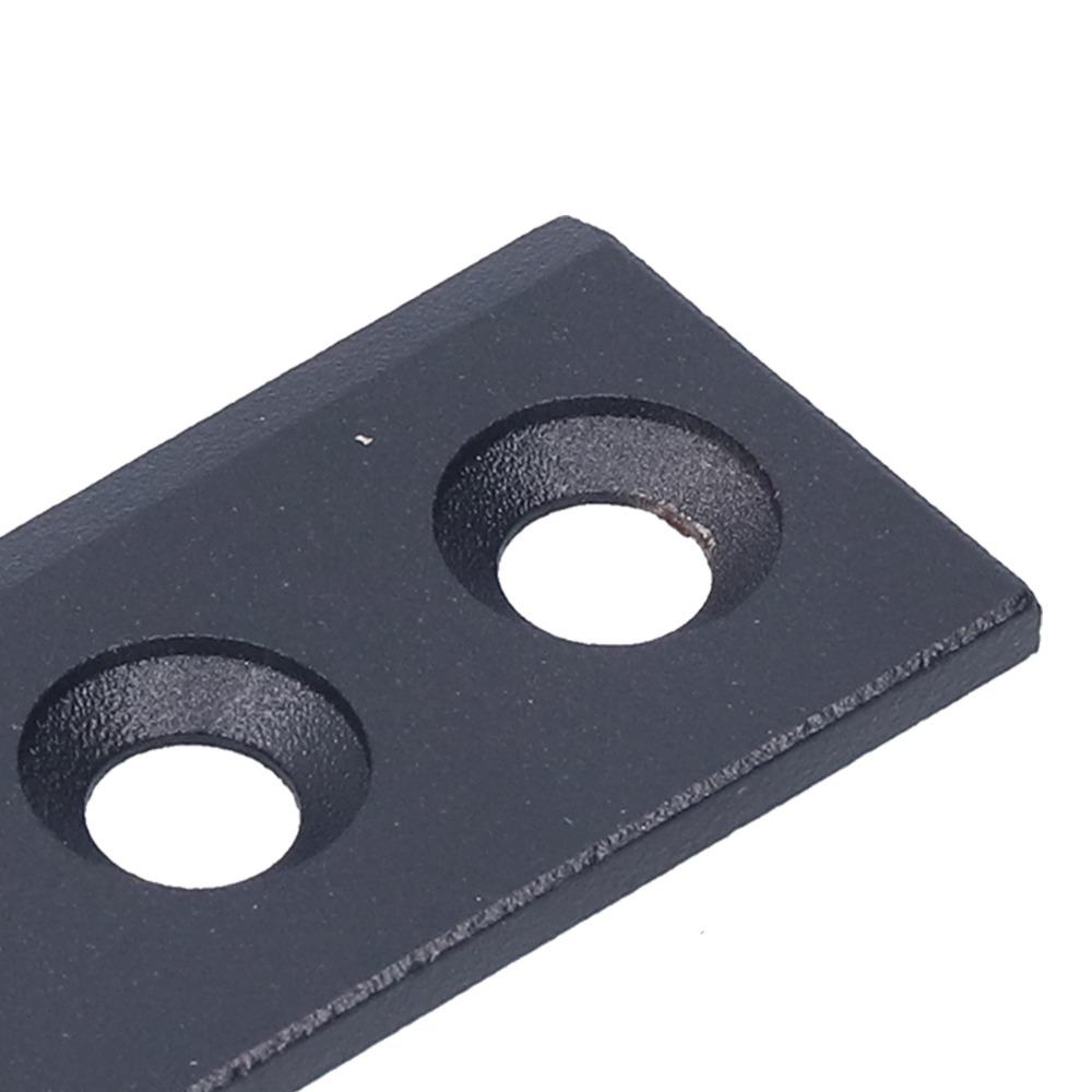 Carbon Steel Barn Door Track Connector Easy Install Sliding Door Hardware Kit TV Wall Mount