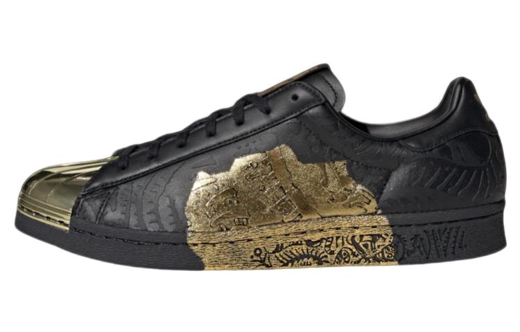 Adidas Originals Superstar 80s X Han Meilin  Black Gold  ID4379 38