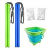 Colorful Plastic Bubble Wand Set With Concentrated Liquid For Outdoor Fun And Playtime