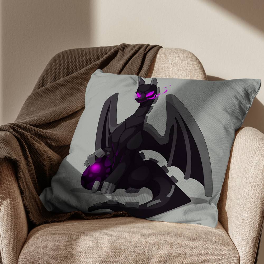 black Ender Dragon game Enderman pillow cover living room sofa cushion cover bedroom room bed pillow cover home decoration