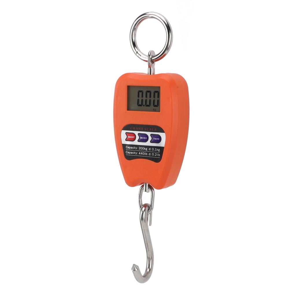 Portable Electronic Scale High Accuracy Digital Hanging Scale 200kg Weight Capacity Crane Scale for Food Luggage