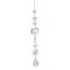 Star Sun Catcher Faux Crystal Prism Rainbow Maker Stars And Moon Colorful Hanging Suncatcher for Window Home Garden Decoration