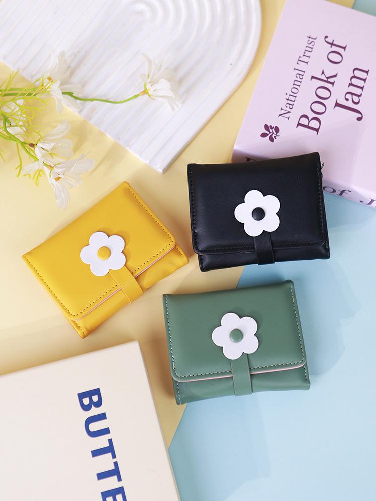 2025 Floral Tri-fold Ladies Wallet with Multi-Card Slots